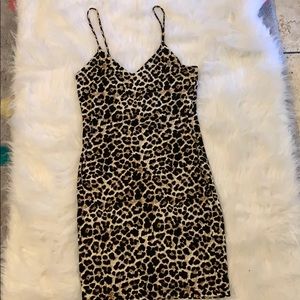 Mini cheetah dress